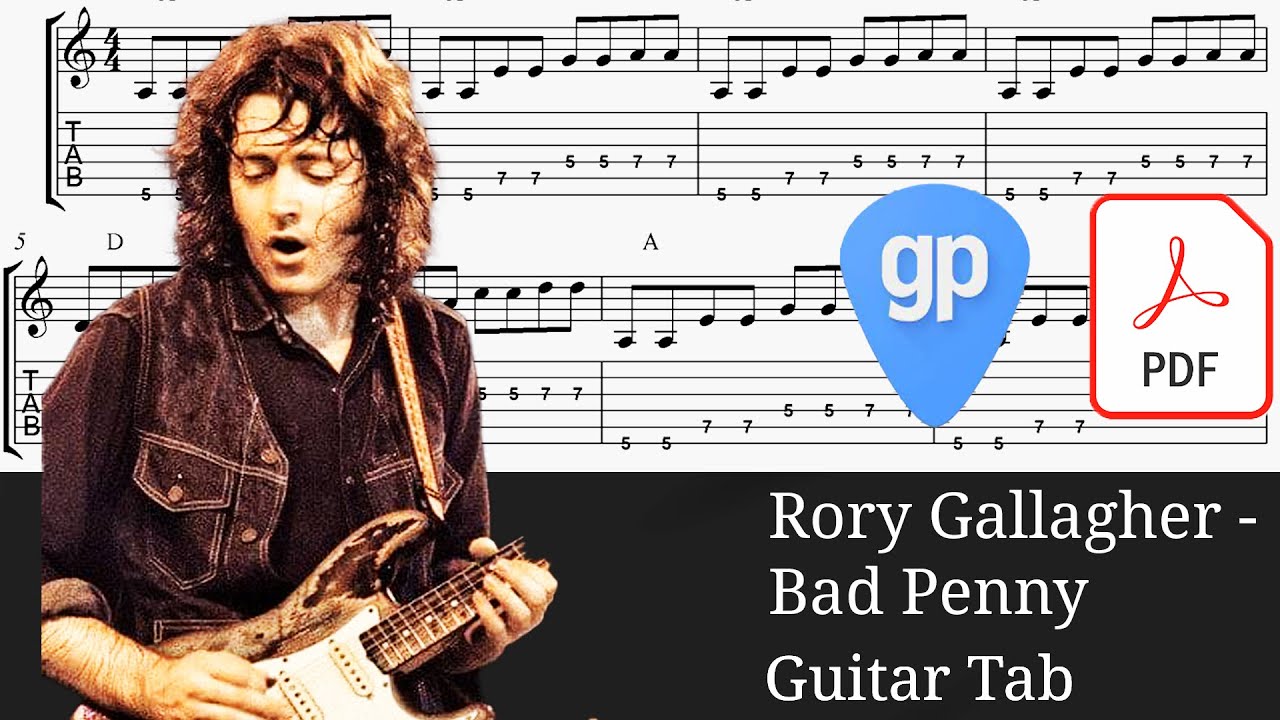 Rory Gallagher - Bad Penny Guitar Tabs [TABS]