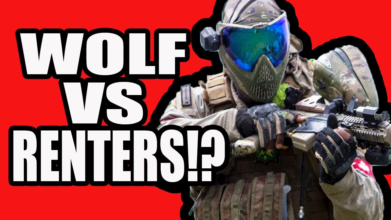WOLF PAINTBALL VS BEGINNERS?