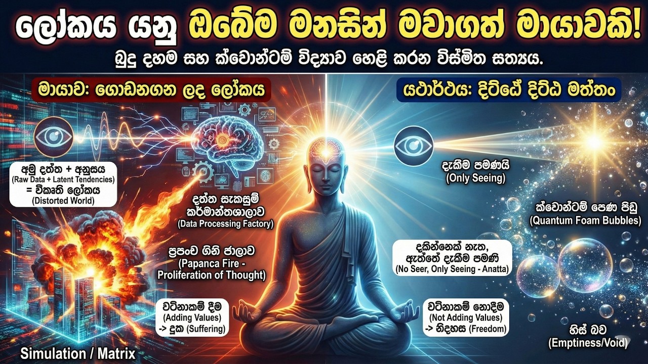 අපි ජීවත් වෙන්නේ මායාවකද? | The Ontological Void