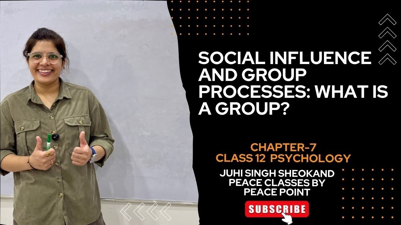 Class 12 Psychology – Chapter 7 | Social Influence and Group Processes: What is a Group?