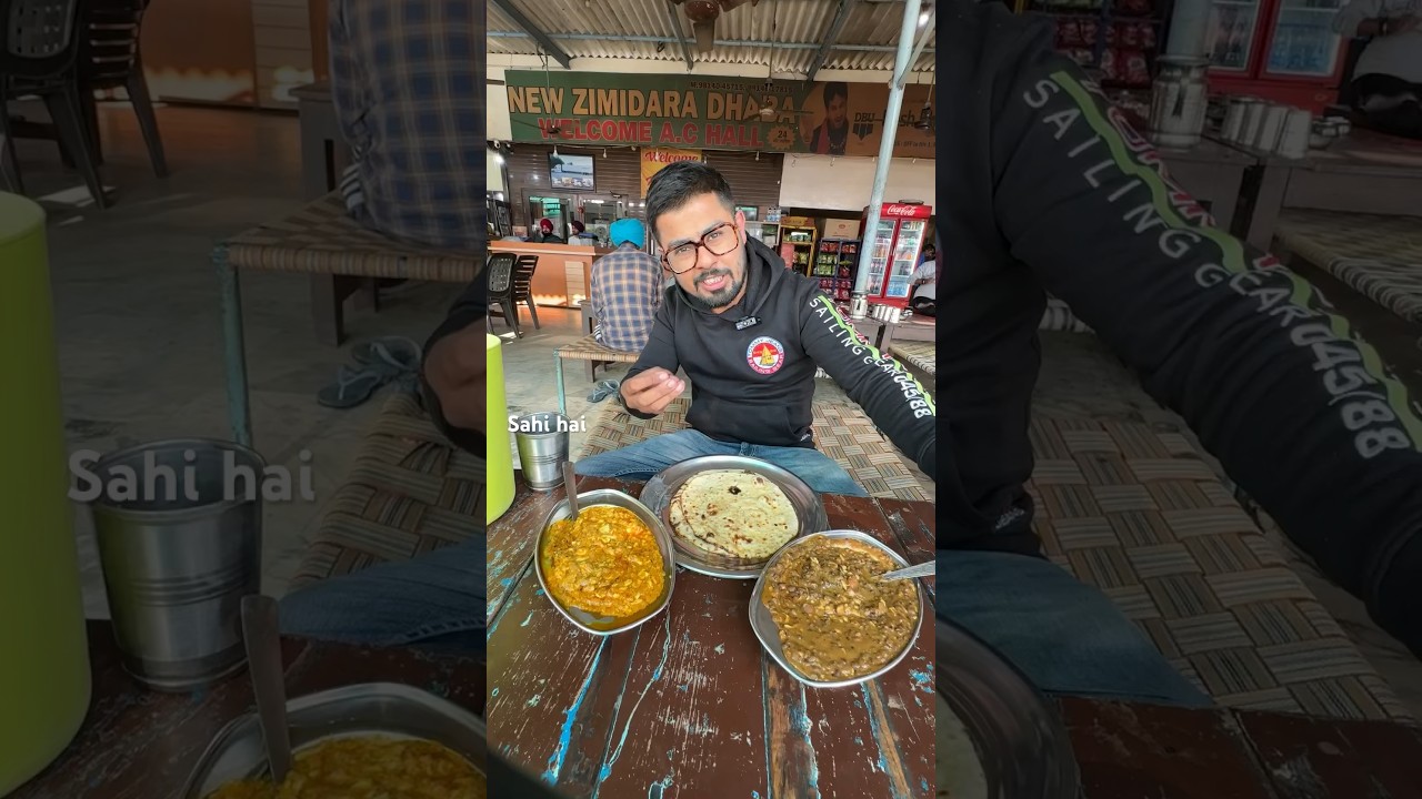 Truck Drivers ka Favorite Punjabi Dhaba 🔥 #streetfood #shorts