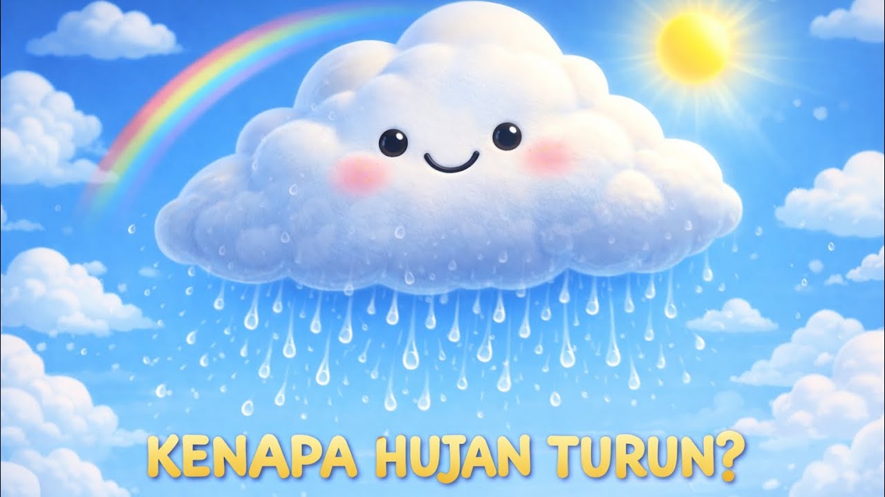 Mengapa Hujan Turun dari Langit? 🌧️ Cerita Ajaib Air untuk Anak!