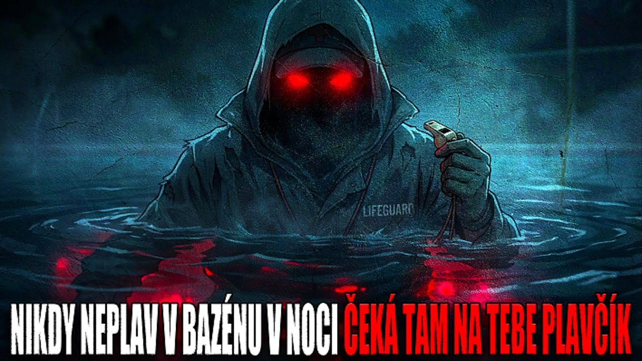 NIKDY NEPLAV V BAZÉNU V NOCI ČEKÁ TAM NA TEBE PLAVČÍK - CREEPYPASTA [CZ]