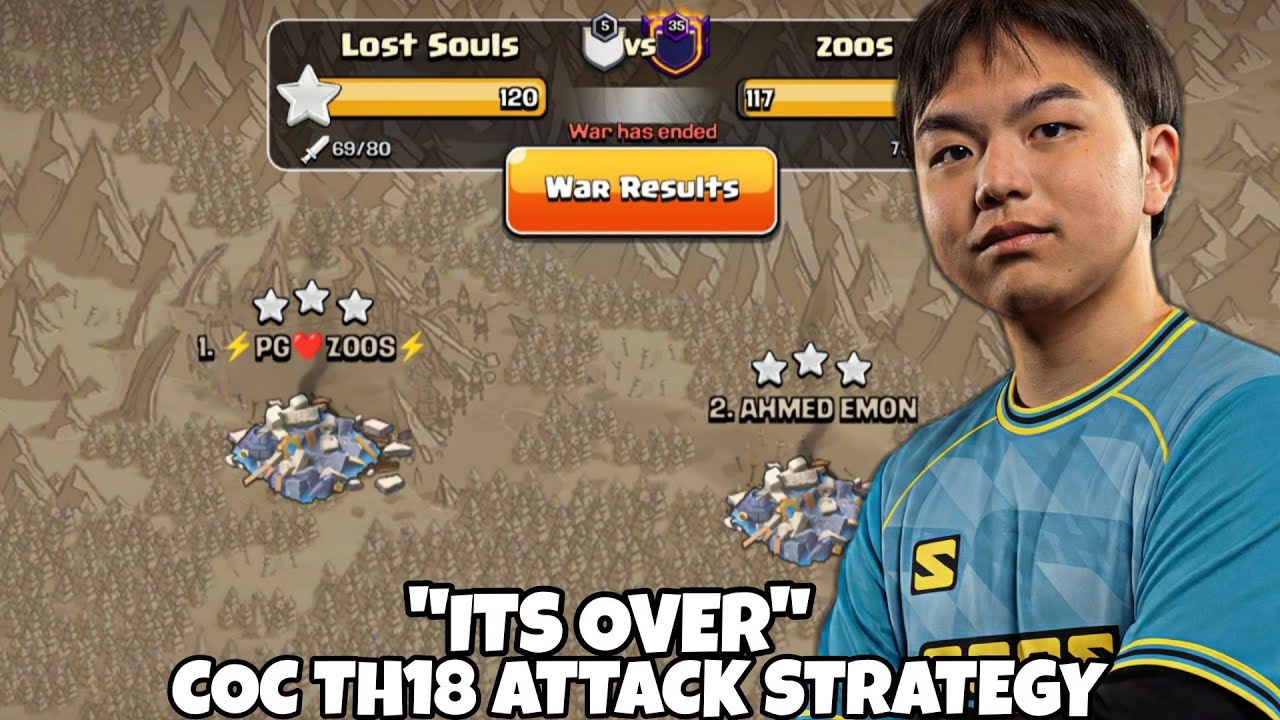 Zoos Rank 1 Clan VS Casual Player Insane Th18 War Match | COC Th18 Attack Strategy