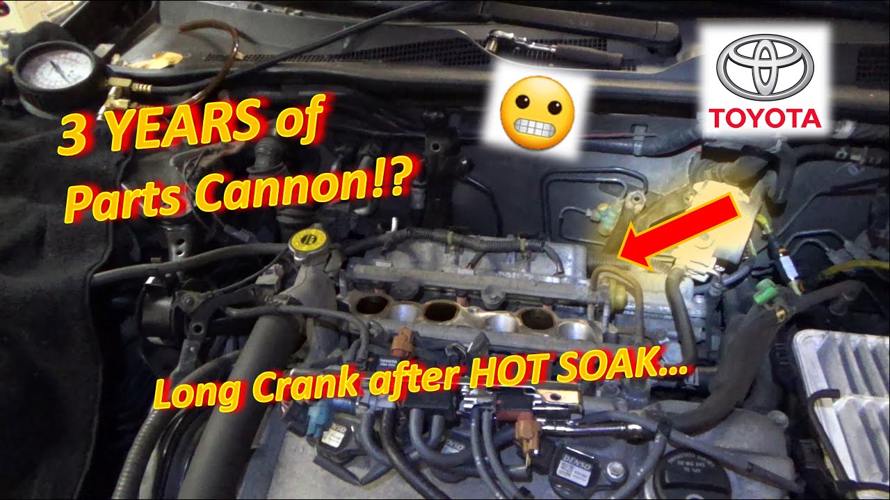 3 ГОДА запчастей Cannon!? (Долгий запуск после горячей обработки...Toyota Camry V6)