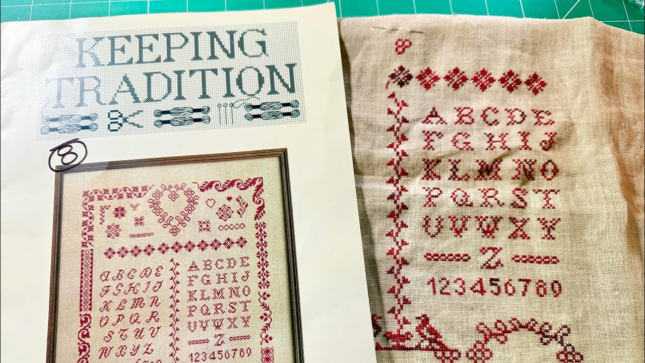 Flosstube 127: Back to regular video with the letter S:  samplers, stitching, stocking,  shopping.