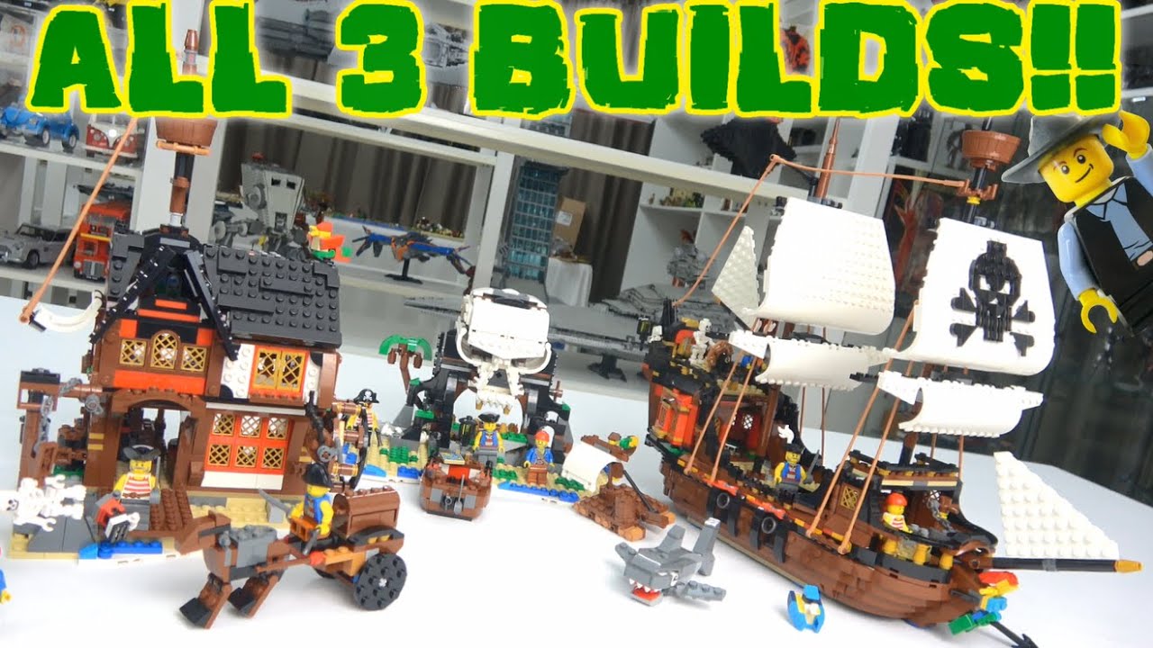 PIRATE SHIP 31109 CREATOR 3 IN 1 SHOWCASE!