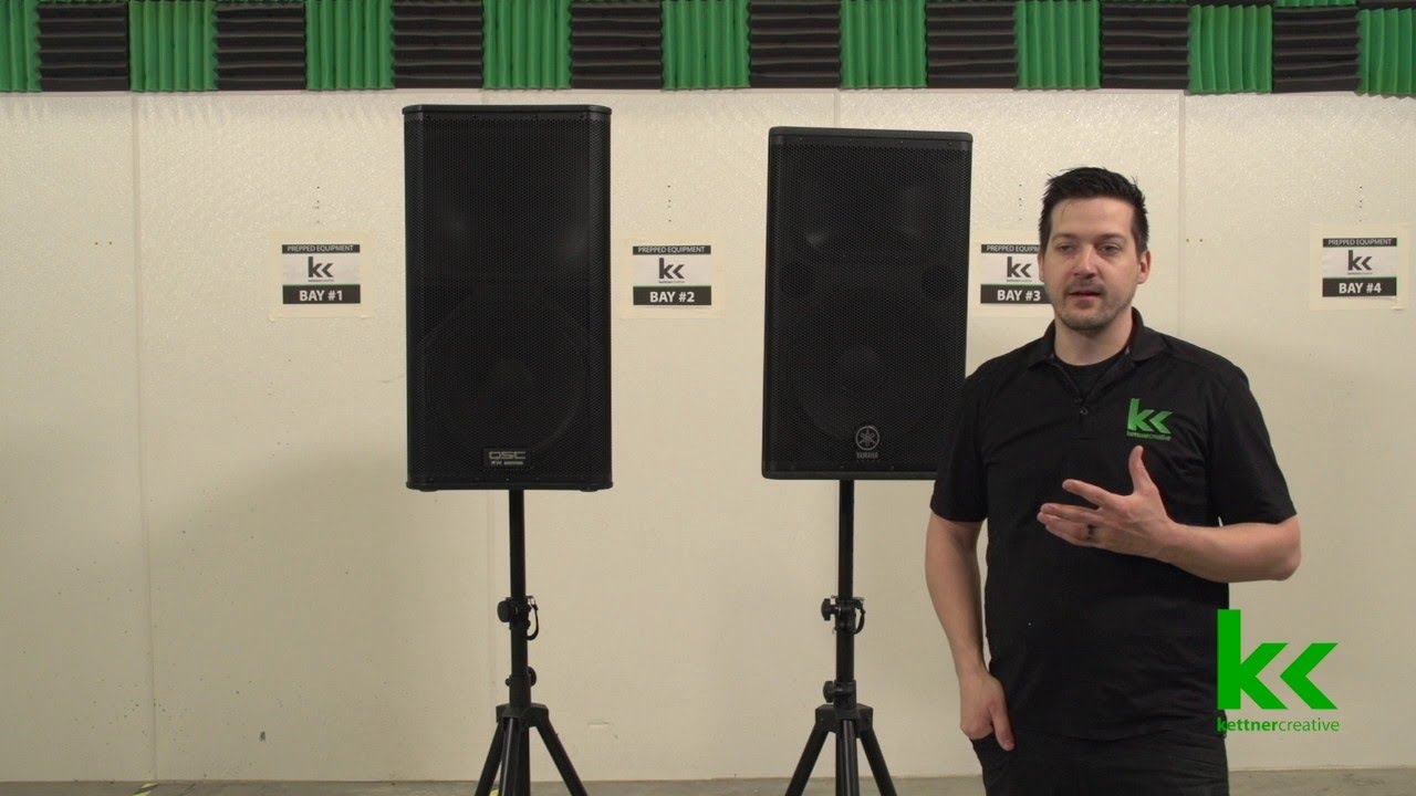 Yamaha DSR vs QSC KW Speakers