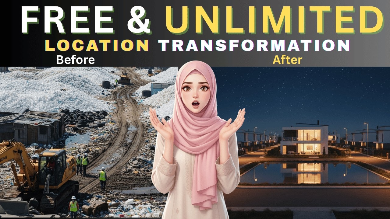 Make Viral Before & After Location Transformation Videos Using AI (Unlimited & Free)