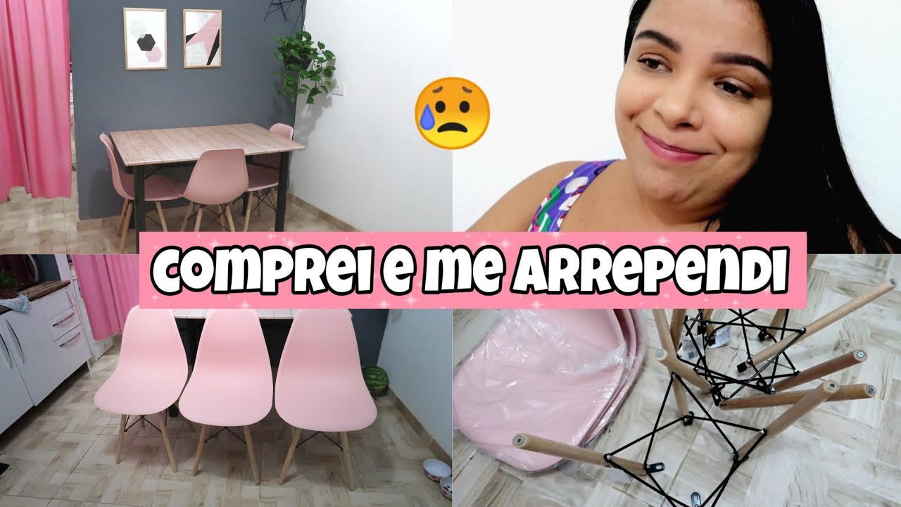 Comprei as cadeiras eames Eiffel e me arrependi... vlog | Ju Tollayne