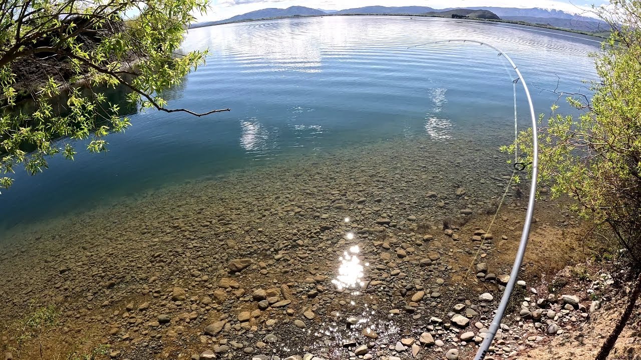 STALKING Trout - River Mouth Fisherman tries out Lake Fishing
