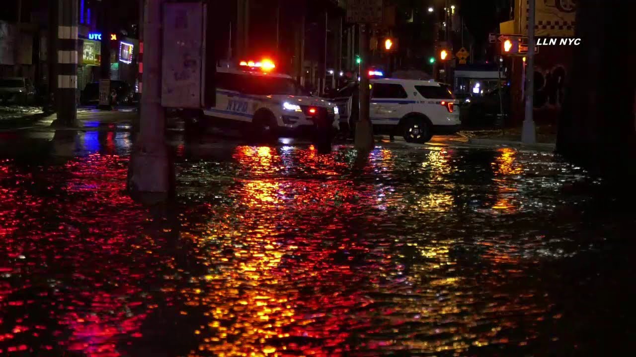 *Edited* Cars Underwater at Water Main Break / Bronx