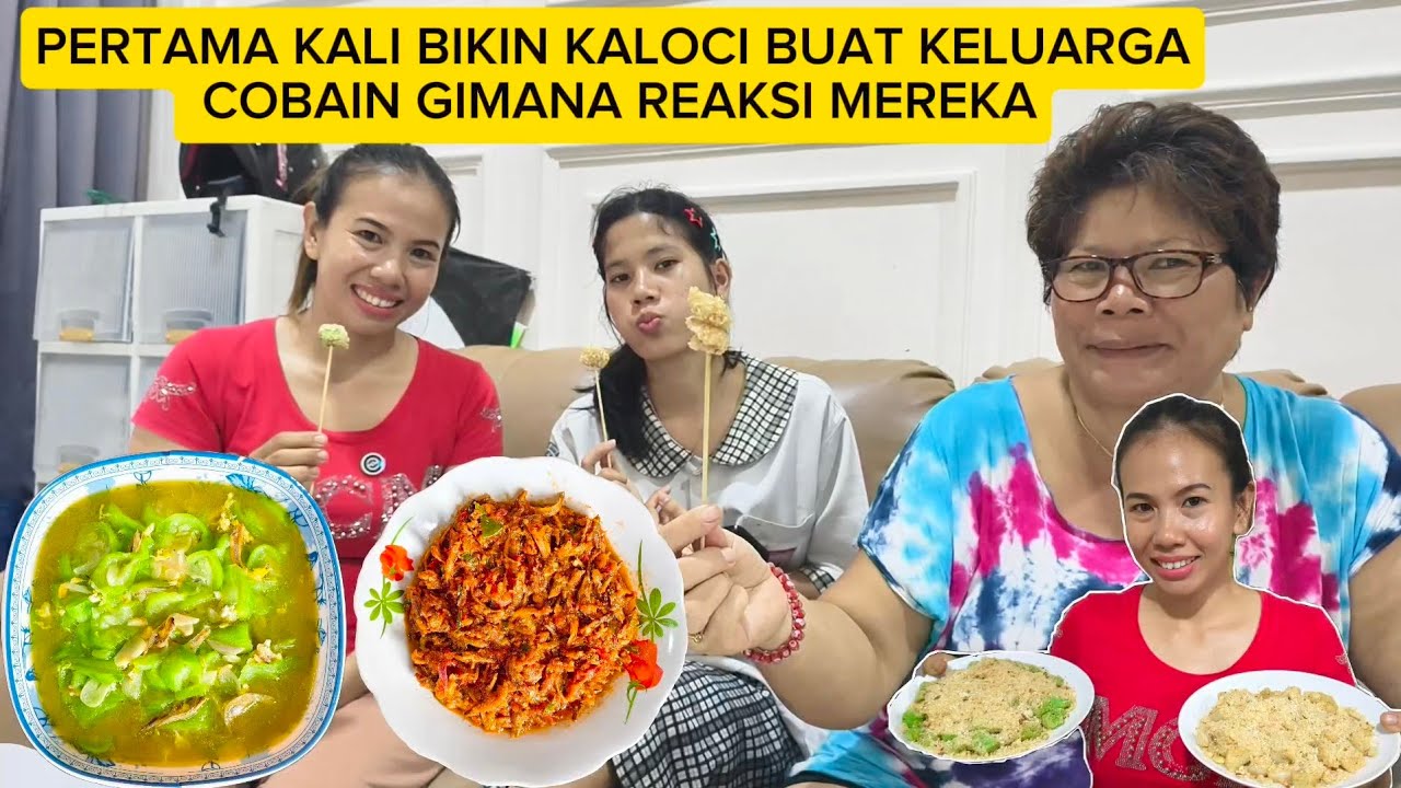 MASAK SAMBAL IKAN TERI DAN OYONG LANJUT BIKIN KALOCI KHAS PONTIANAK