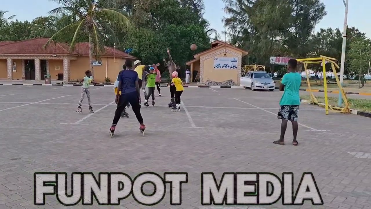 INTRODUCTION TO ROLLBALL IN FUNPOT SKATING CLUB - MALINDI.