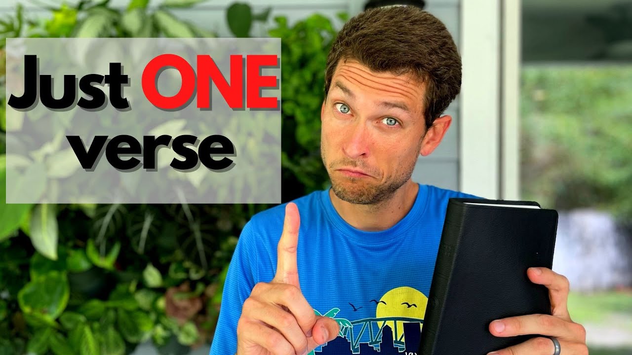 I can FIX your marriage in ONE BIBLE VERSE!