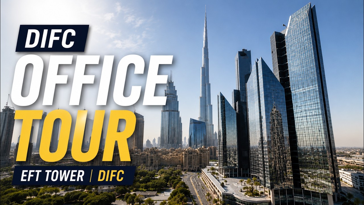 Inside luxury office in Emirates Financial Towers in DIFC Dubai