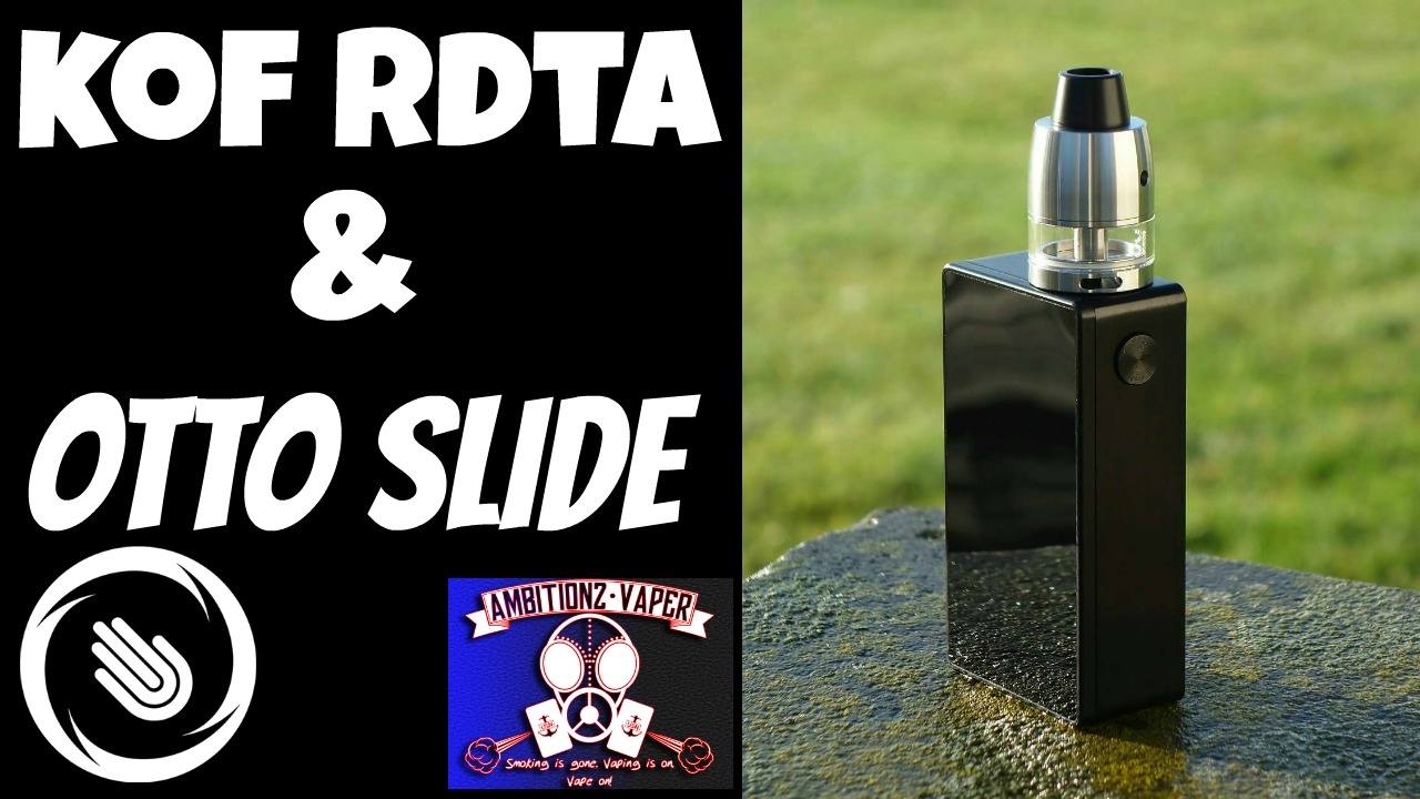 Hop N Vape Otto Slide 75w Box Mod & KOF RDTA Review | King Of Flavor RDTA??
