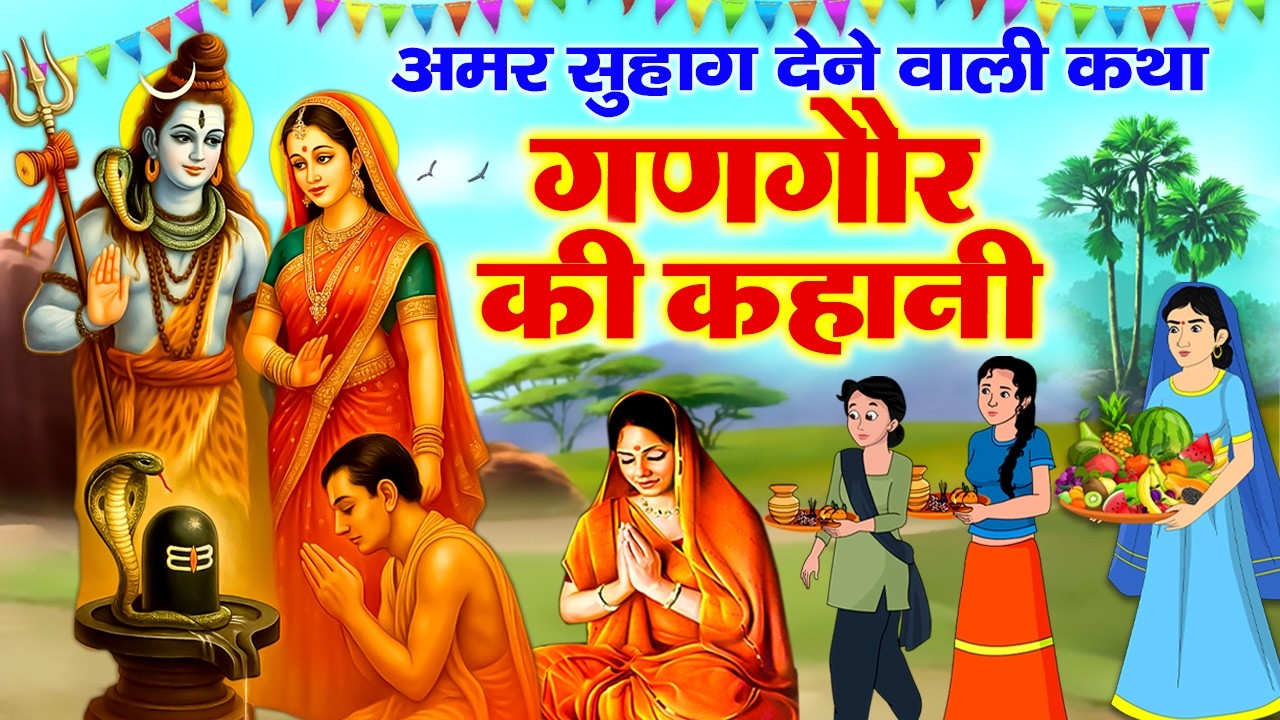 Gangaur Ki Katha | गणगौर की कथा | शिव पार्वती की कहानी - Gangaur Parv Ki Kahani | Gangor ki Kahani