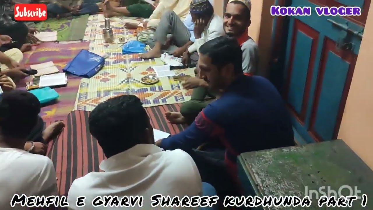 Kokni gyarvi Shareef, kurdhunda part 1.( Asgar bhai fakir inke Ghar )#kokan #viral #gyarvi_sharif