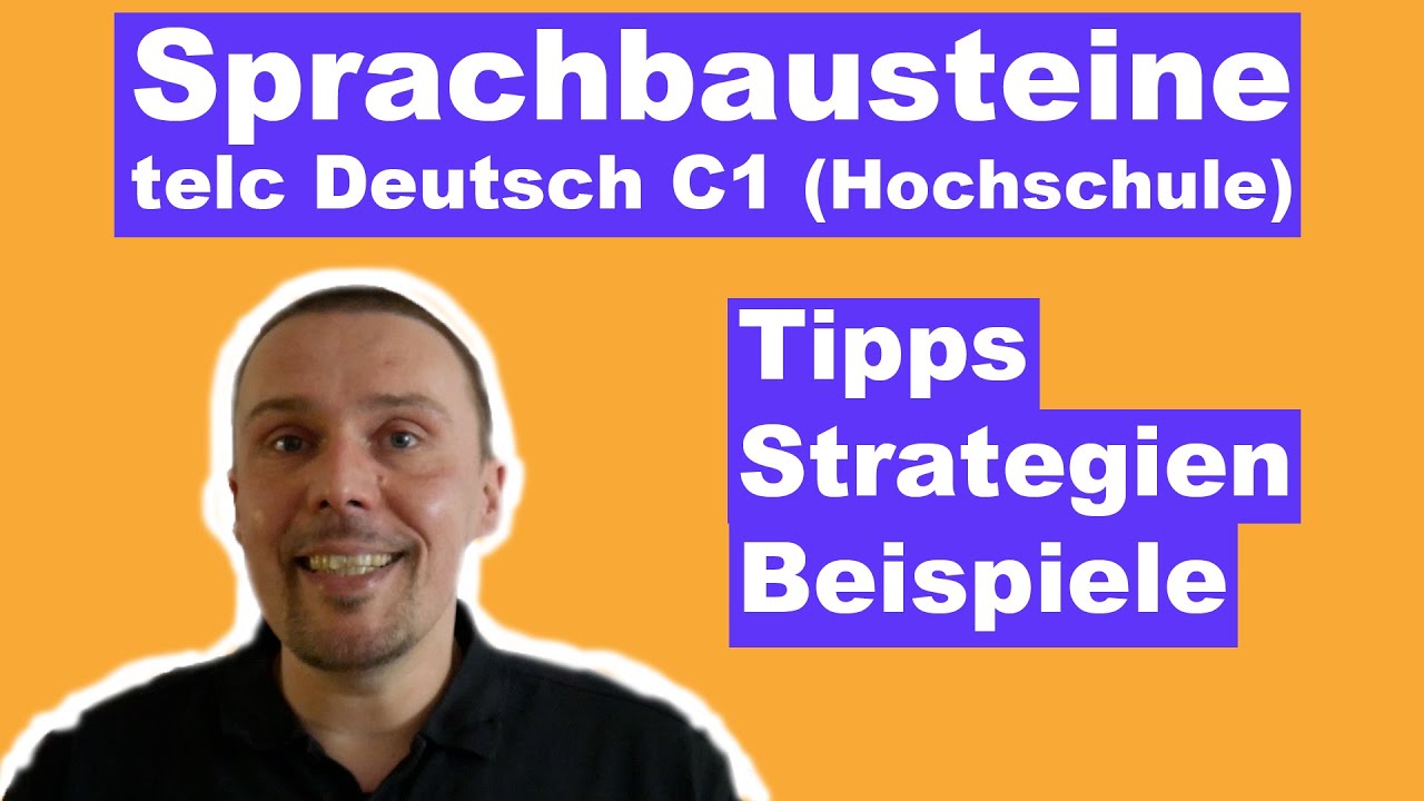 Sprachbausteine - Tipps/Strategien/Beispiele - telc Deutsch C1 Hochschule