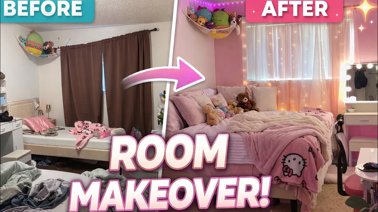 EXTREME Room Makeover 😱 Before & After Transformation You Won’t Believe!