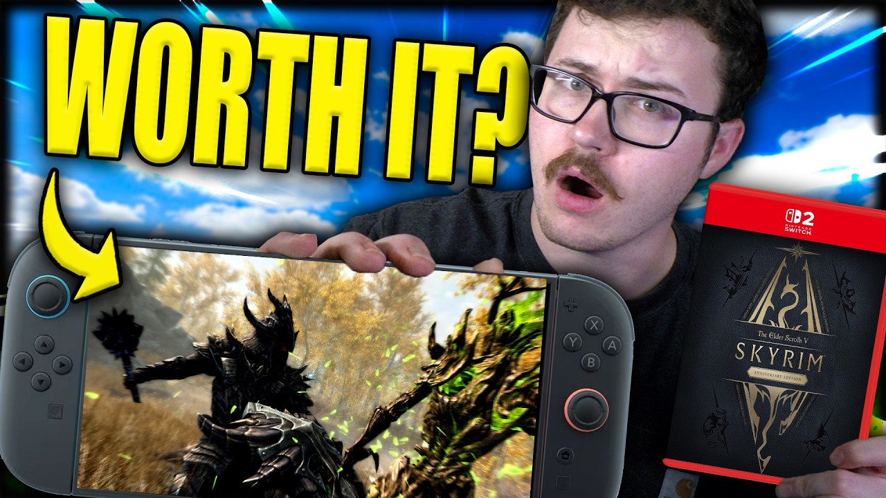 Давайте поговорим об обновлении Skyrim для Switch 2... Оно хорошее?