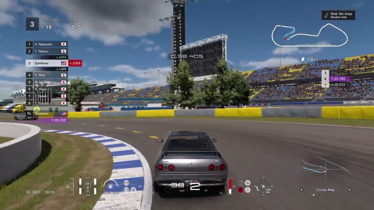 Gran Turismo 7 Nissan GT-R Cup - Blue Moon Speedway: Infield A Reverse - Nissan R32 GT-R NISMO '90