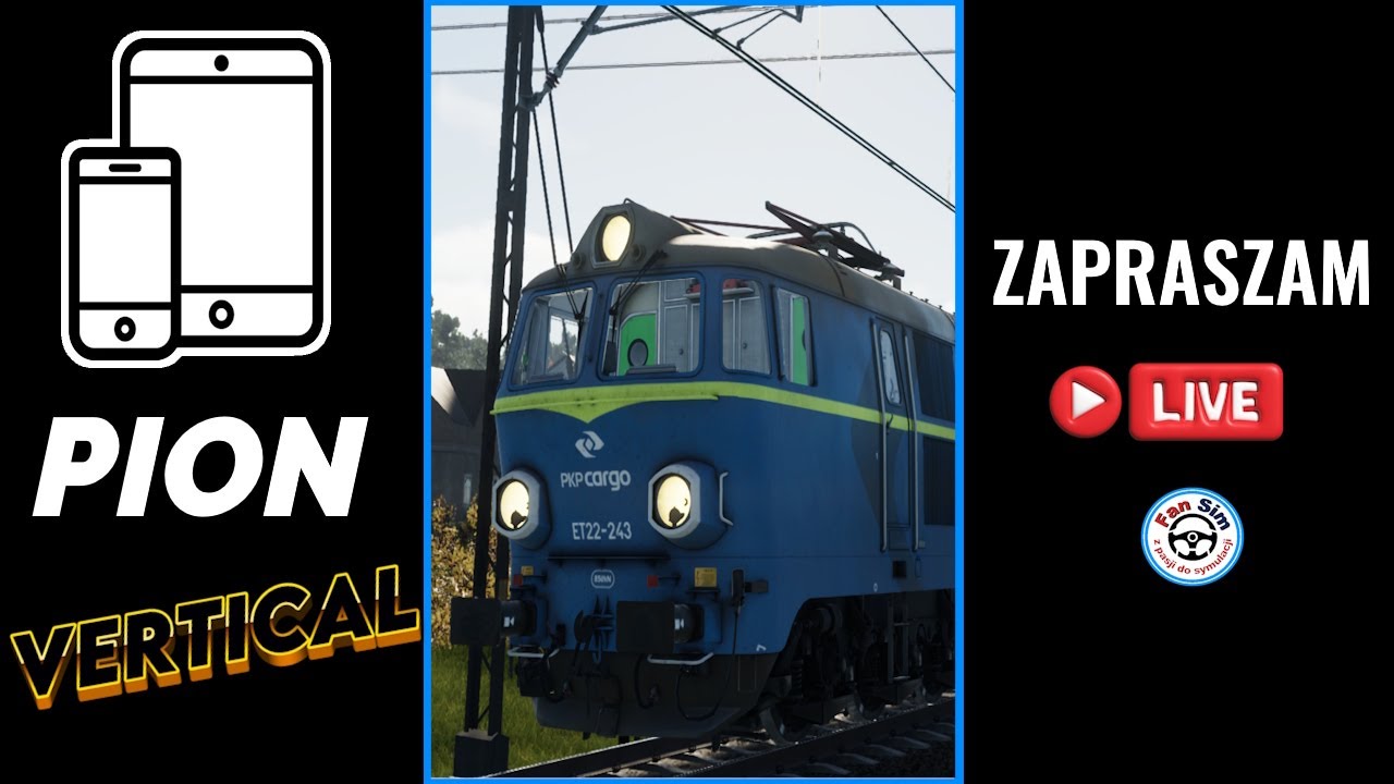 SIMRAIL TOWAROWY ET22 PKP CARGO  - VERTICAL PION