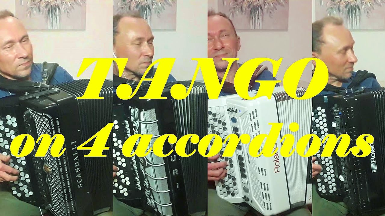 Compare 4 accordions: Scandalli, Weltmeister, Roland FR-3x and FR-4x (Russian Tango)