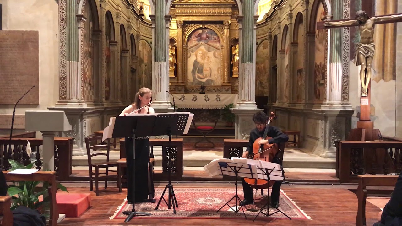 J.M. Sánchez-Verdú - Deploratio II - Giottoli (flute) Dillon (cello)