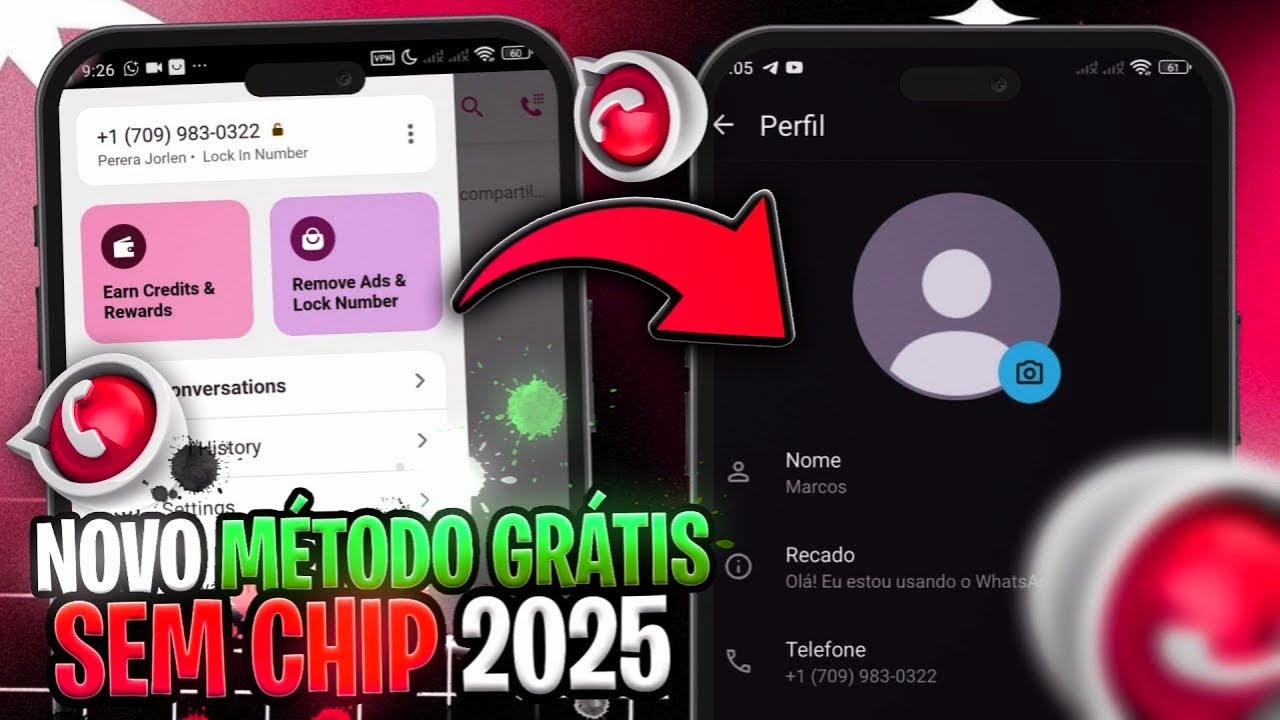 Como Criar N&uacute;mero Virtual Gr&aacute;tis no TextNow e Ativar WhatsApp Funciona em 2025