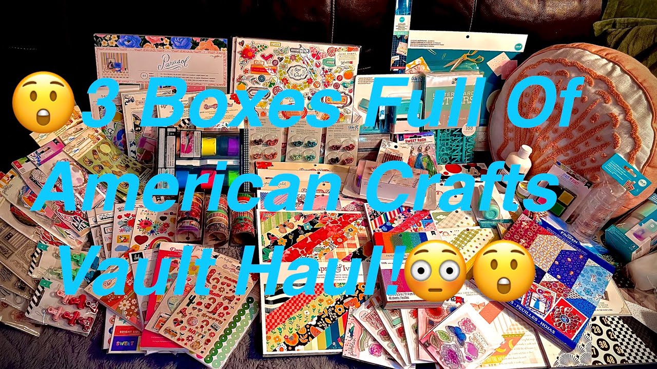You Are Going To Need 🍿& 🥤For This ENORMOUS HAUL From American Crafts!🥳🤪