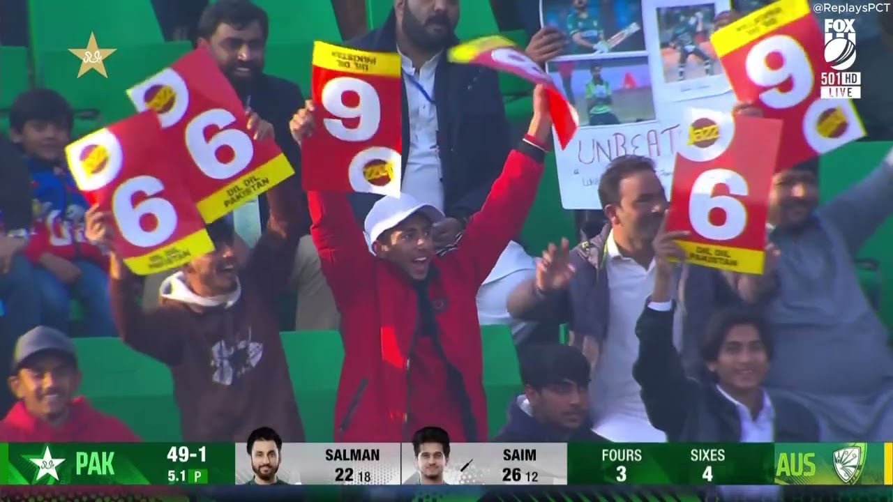 SAIM AYUB classical batting against Australian Bowlers🔥 he also played No look shorts