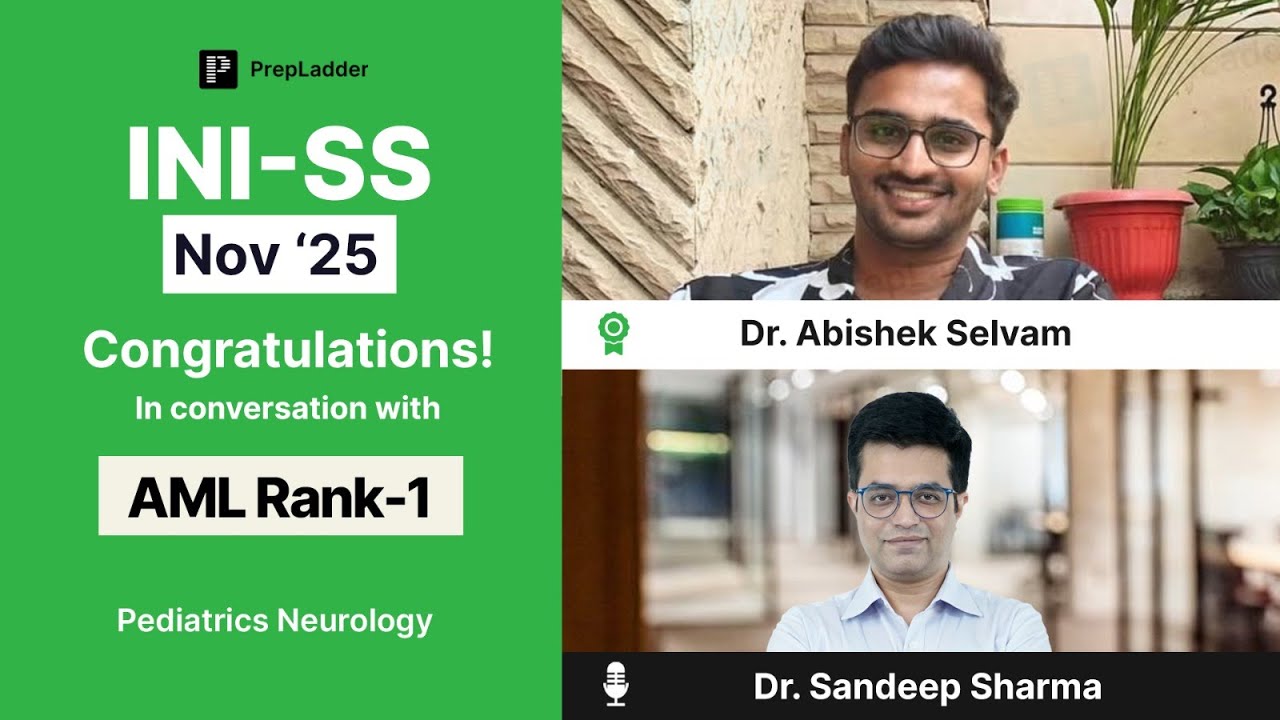 INI-SS Nov &rsquo;25 AML-1: How Dr. Abishek Cracked Pediatric Neurology