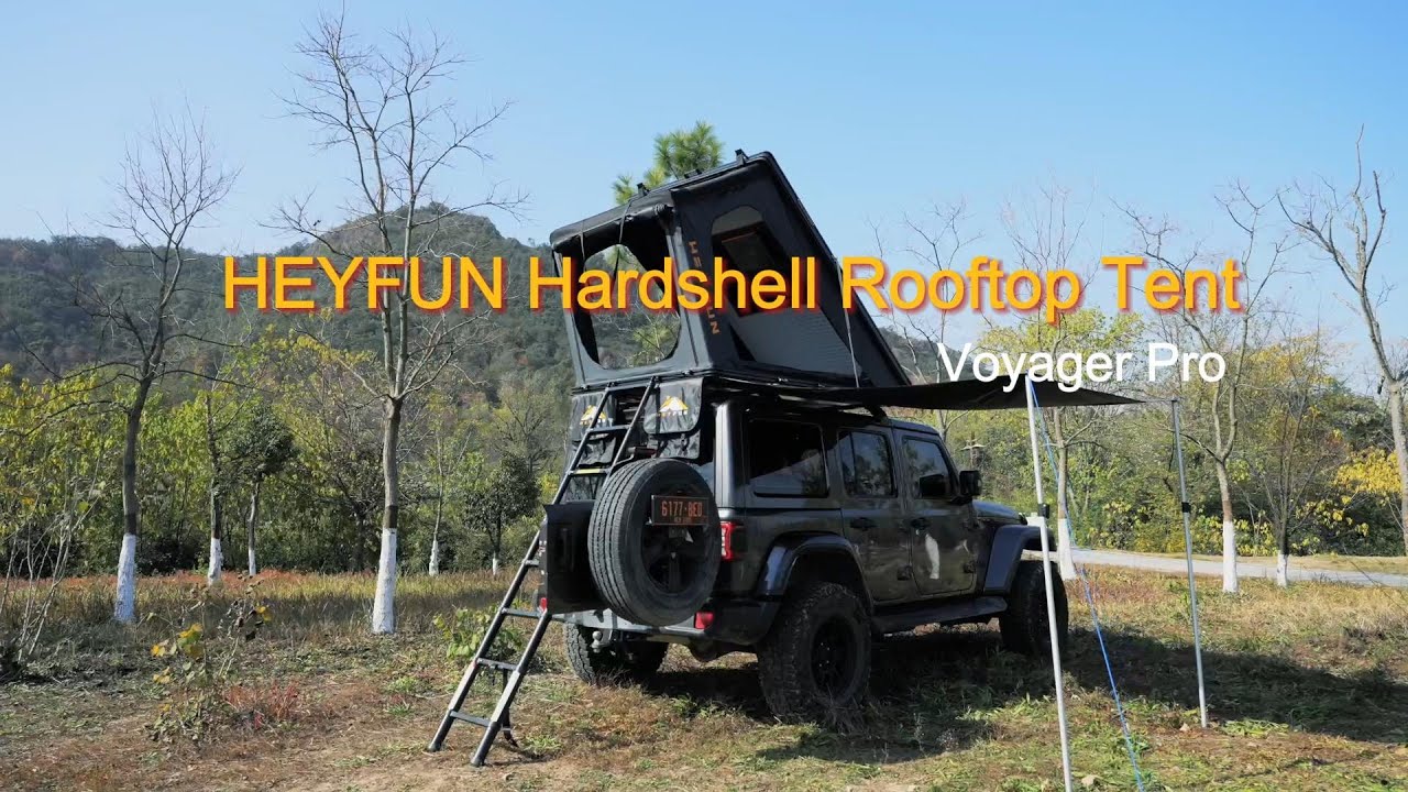 [1] HEYFUN Hardshell Rooftop Tent - Voyager Pro