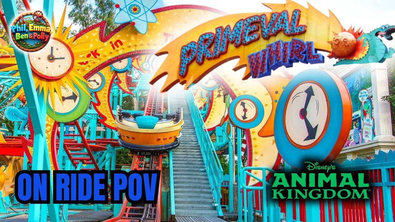 Primeval Whirl - 4K Complete Ride POV - EXTINCT ATTRACTION - ANIMAL KINGDOM - Walt Disney World