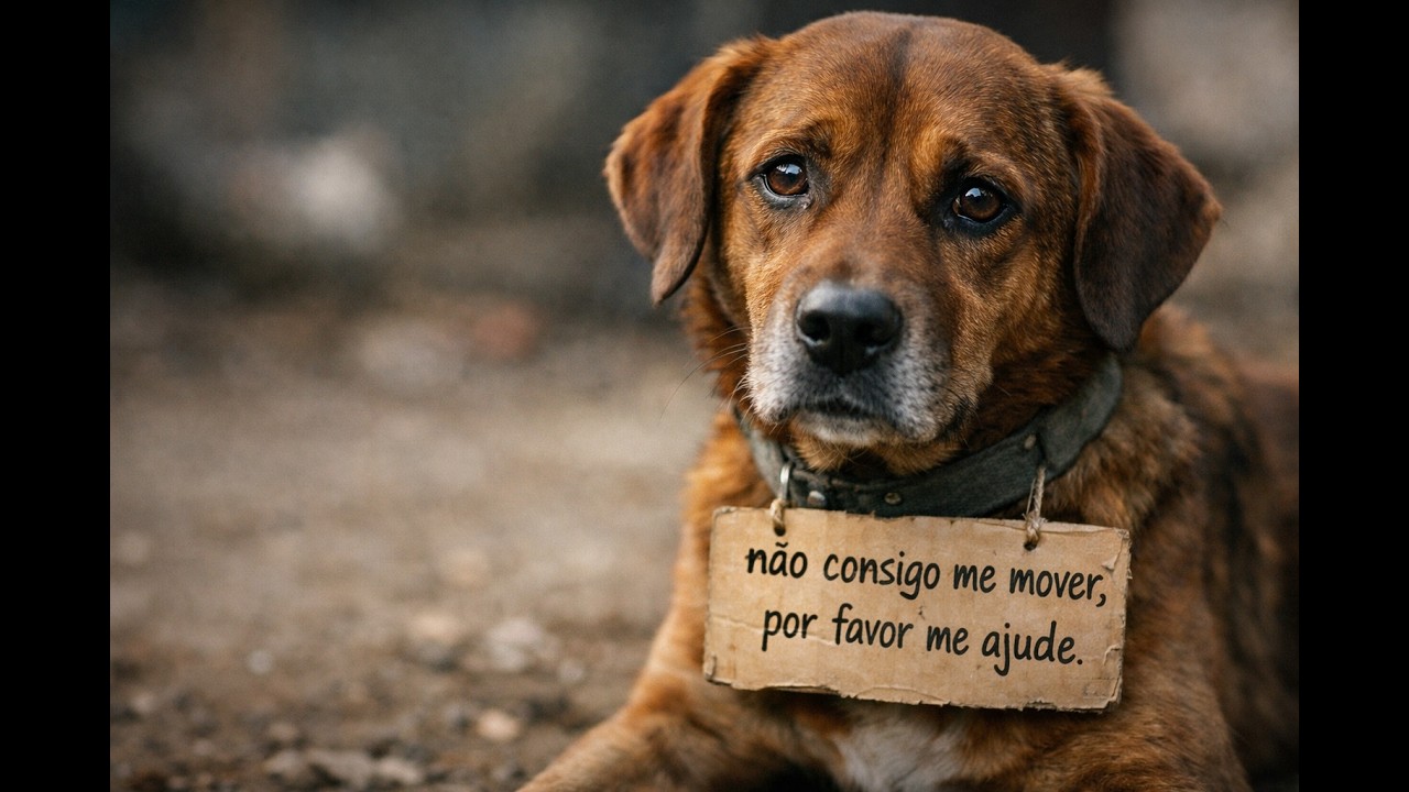 Ele não queria comida… só queria que alguém seguisse ele até a floresta