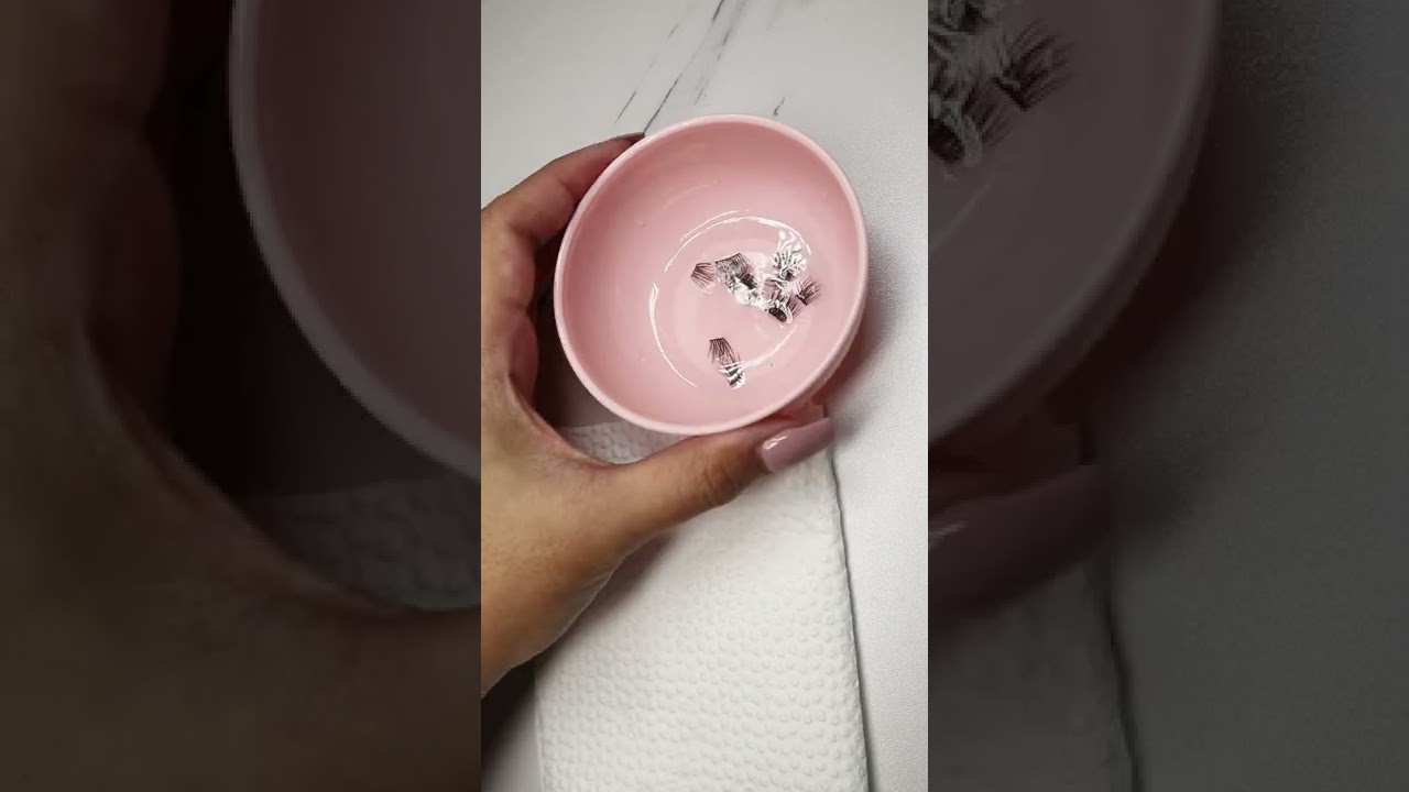 How to Clean and Reuse your DIY LASH EXTENSION CLUSTERS