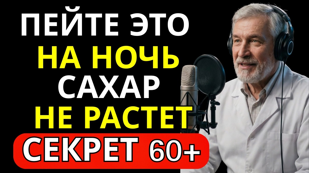 После 60? 6 вечерних напитков, которые снижают утренний сахар без таблеток | Здоровье с Доктором