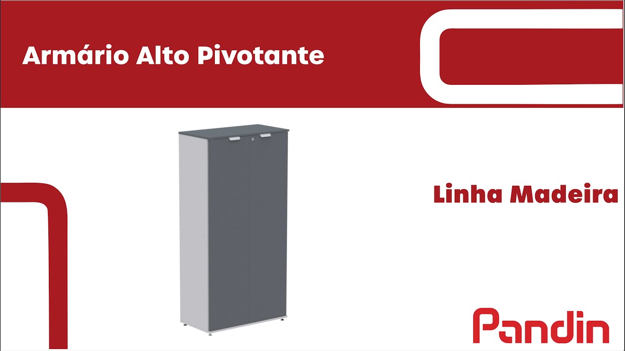 Armário Alto 02 Portas Pivotante