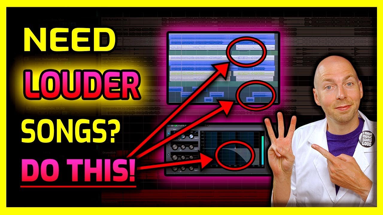 Top 3 Reasons WHY Your Mixes Don't Sound LOUD (let's fix that!)