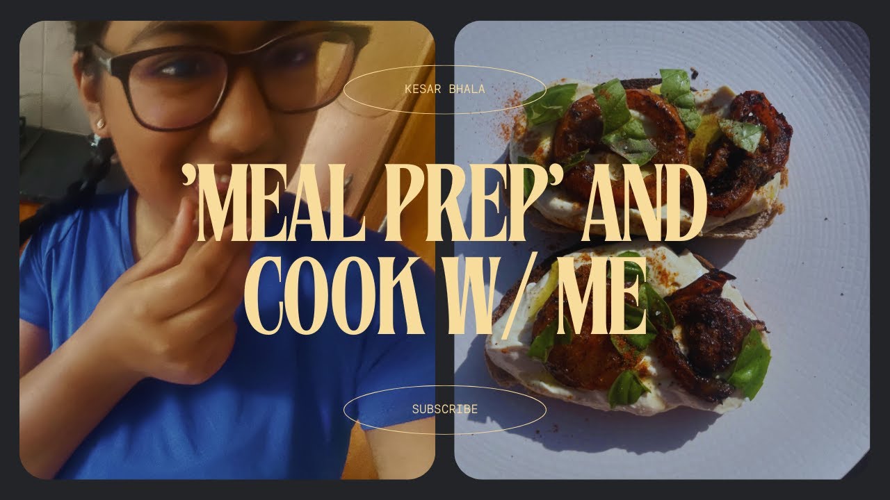 MEAL PREP + COOK W/ ME | making basics and snacks for the week