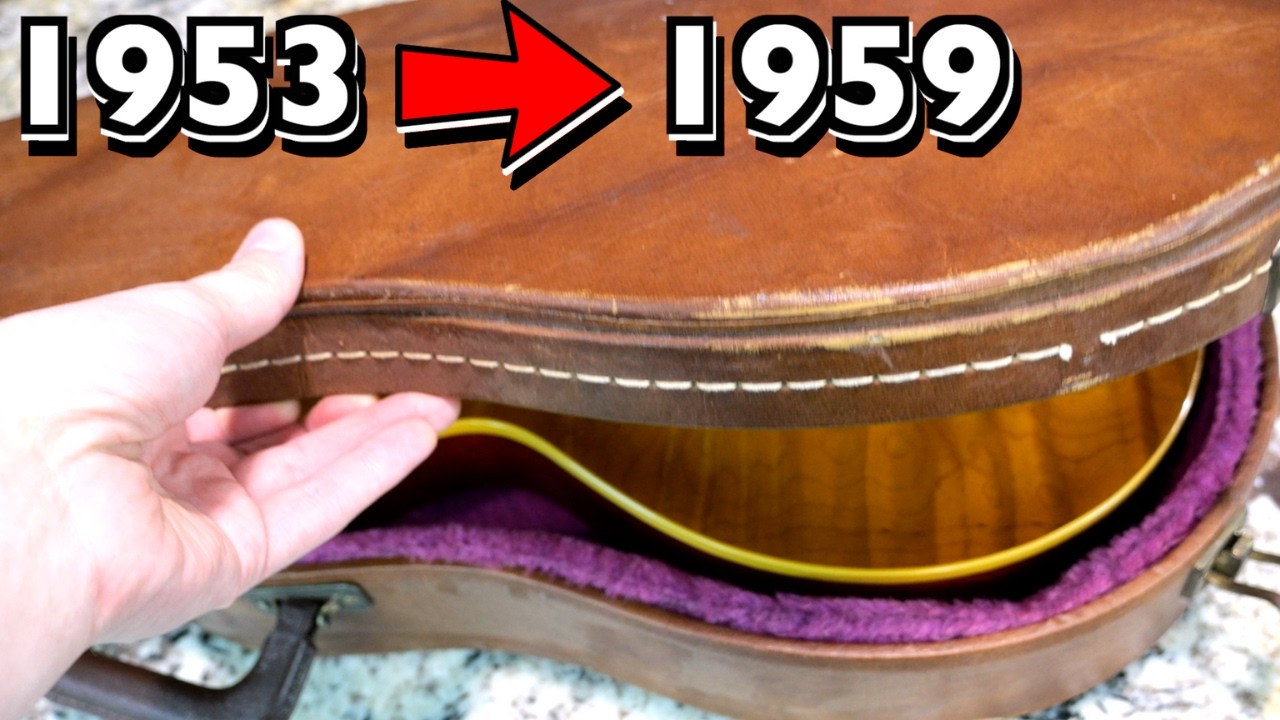 Turning a 1953 Gibson Les Paul Gold Top into a 1959 Burst! | JamCity Burst 