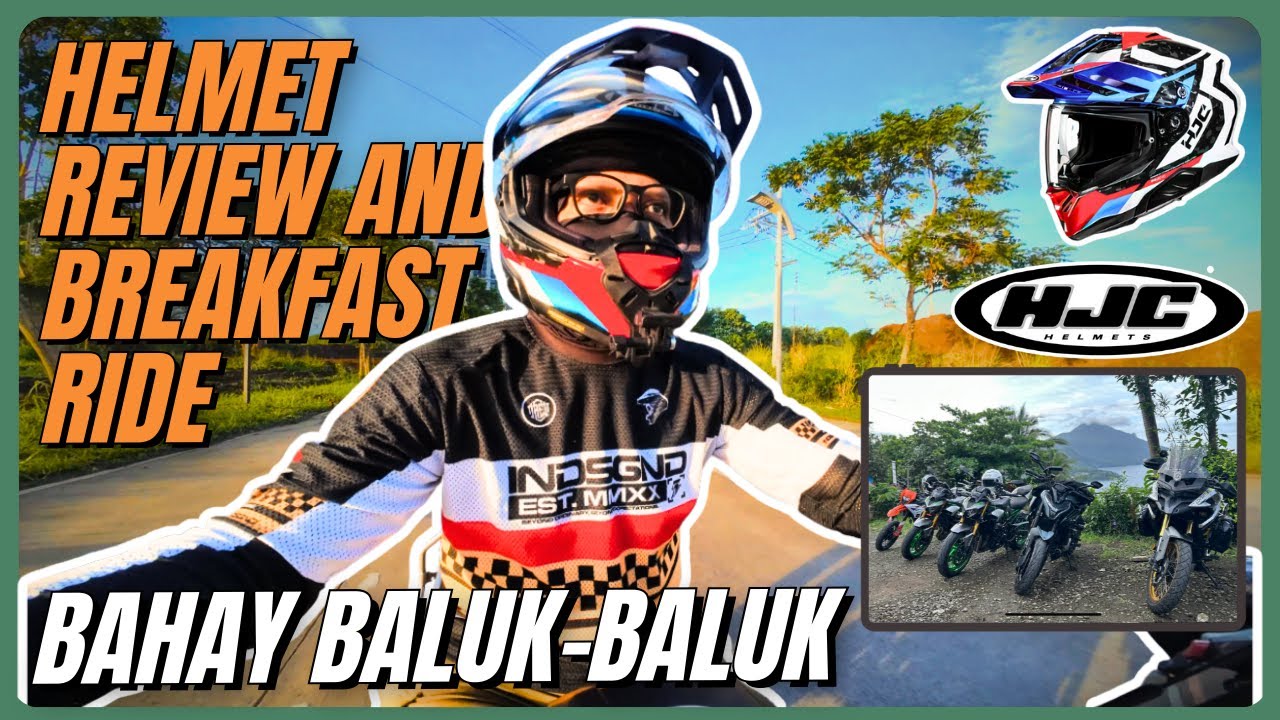 Breakfast Ride + HJC RPHA60 REVIEW  | Bahay Baluk-Baluk | Voge 525 DSX
