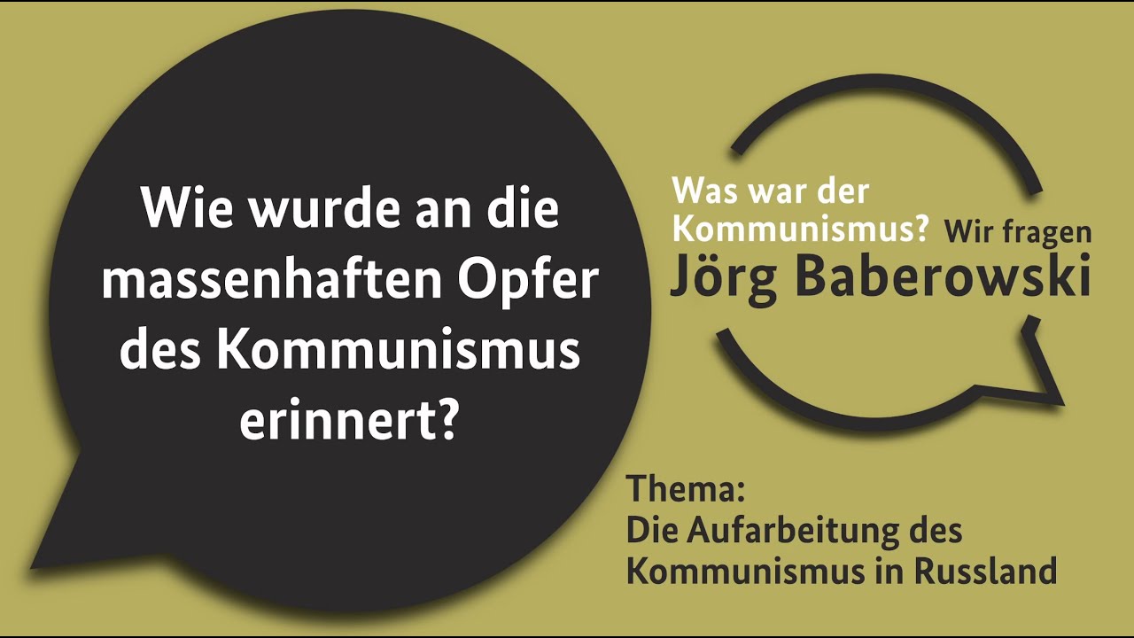 Wie wurde an die massenhaften Opfer des Kommunismus erinnert