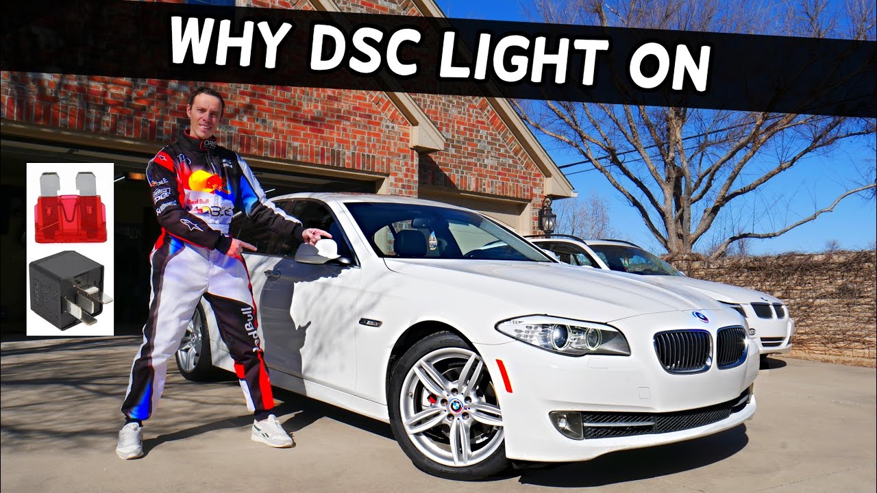 WHY DSC LIGHT ON BMW F10 F11 BMW 528i 535i 520i 530i 550i 518d 520d 525d 530d 535d