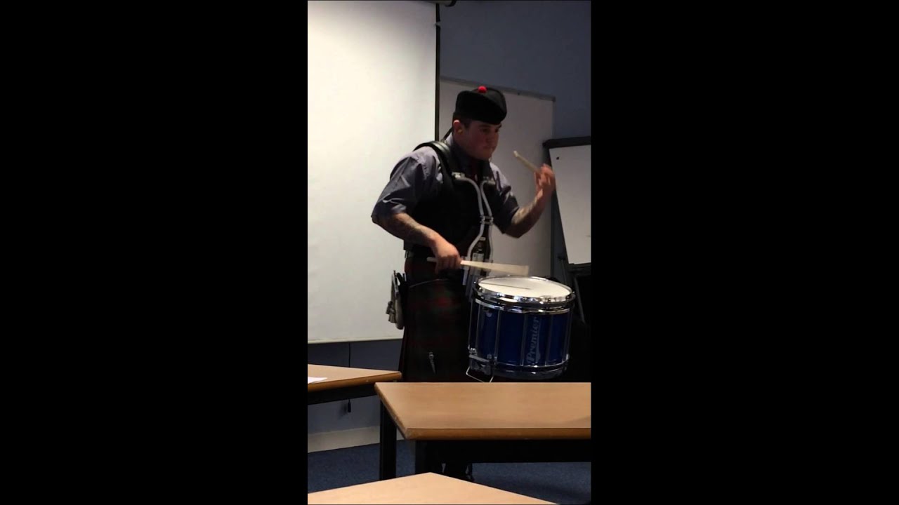 Callum Marr World Solo Drumming Championships 2014 MSR