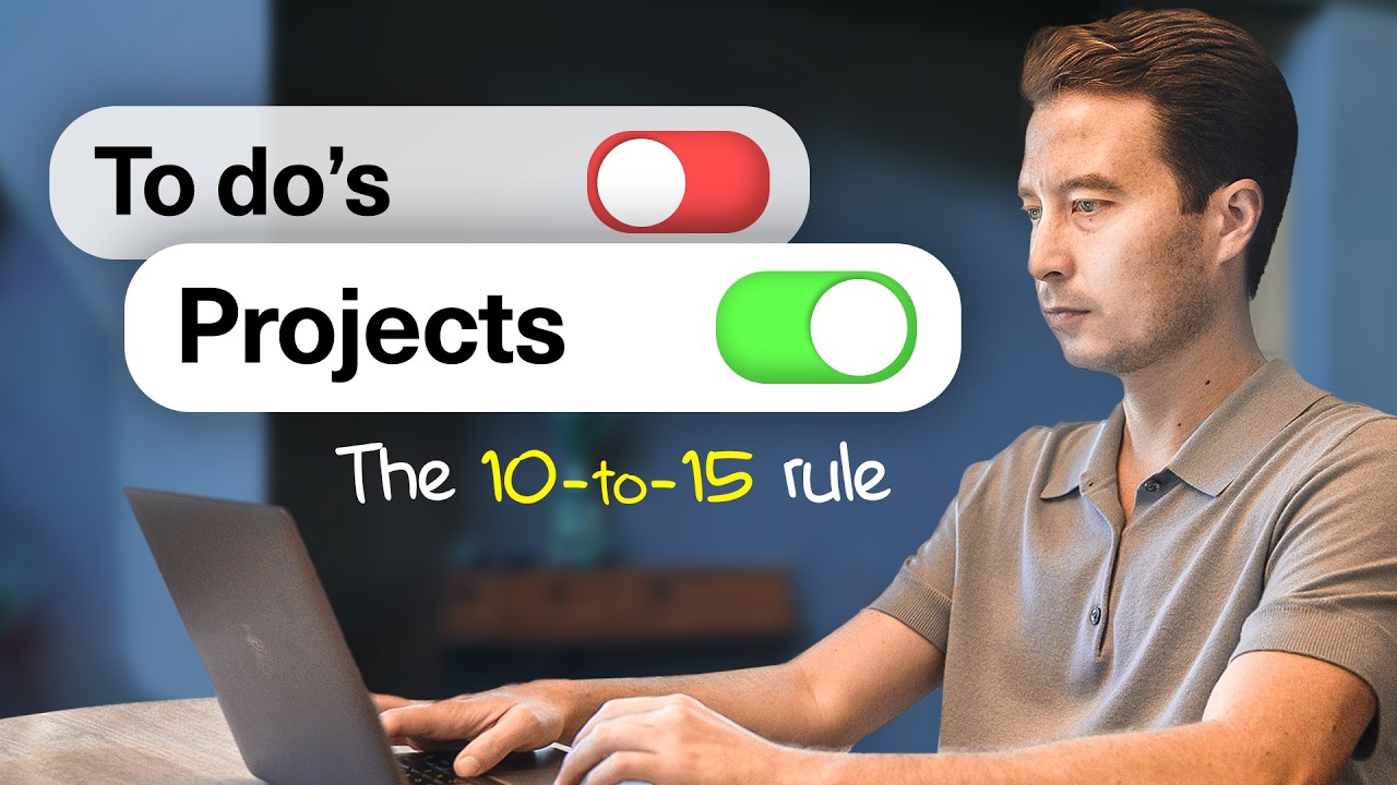 Too Many Projects? The 10-to-15 Rule Will Save You!
