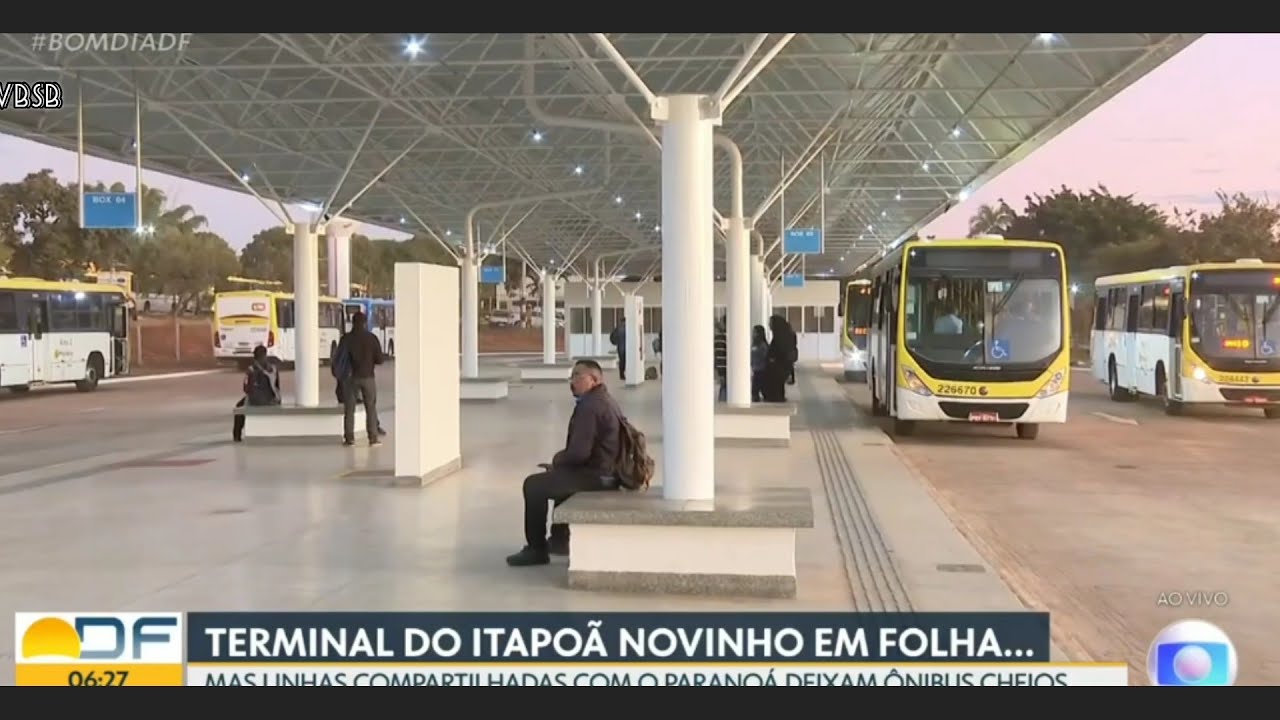 Reportagem terminal do Itapoã e terminal do Paranoá - Bom dia-DF 19/06/2024
