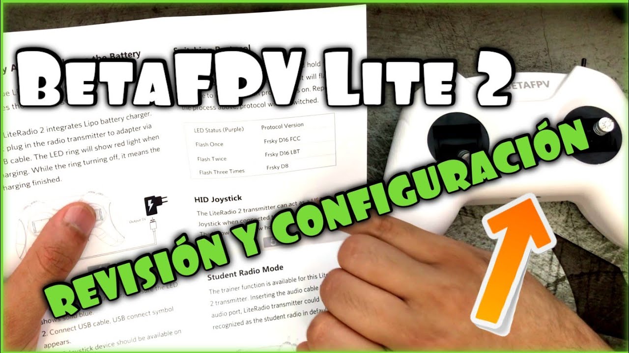 Radio BetaFPV Lite 2 Revisión y configuración en español l ElenFPV